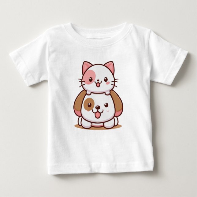 Camiseta Para Bebê Cute Baby Fine Jersey T-Shirt (Frente)