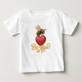 Camiseta Para Bebê Cute Be Mine Honeycomb 