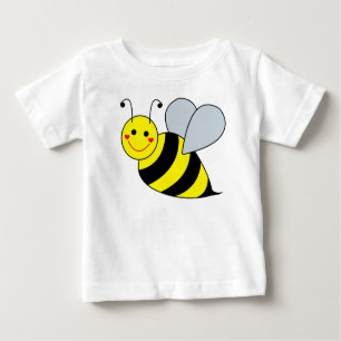 Camiseta Para Bebê Cute Bumble Bee