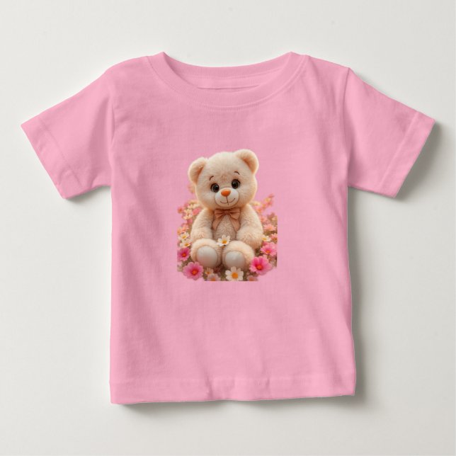 Camiseta Para Bebê Cute Dalmatian Fireman Dog Cartoon Toddler T-Shirt (Frente)