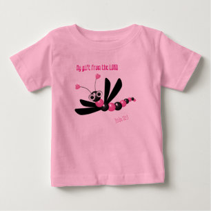 Camiseta Para Bebê Cute Dragonfly Tutu Bodydress