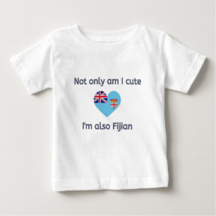 Camiseta Para Bebê Cute e Fijian