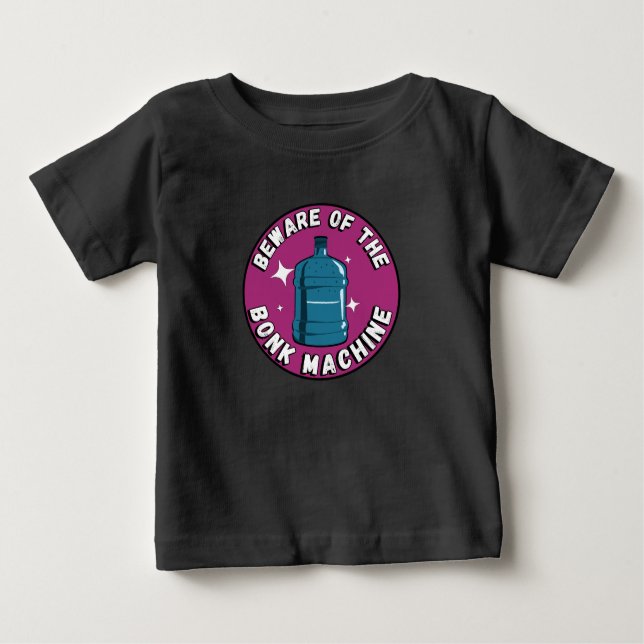 Camiseta Para Bebê Cute engraçado da máquina de ossos/palestina (Frente)