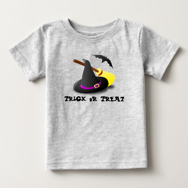 Camiseta Para Bebê Cute Halloween  (Frente)