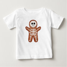 Cute Halloween Gingerbread Skeleton Cookie
