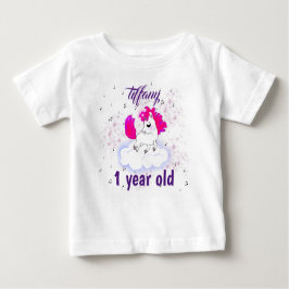 Camiseta Para Bebê cute Happiness magic unicorn