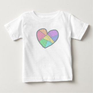 Camiseta Para Bebê Cute heart shirt