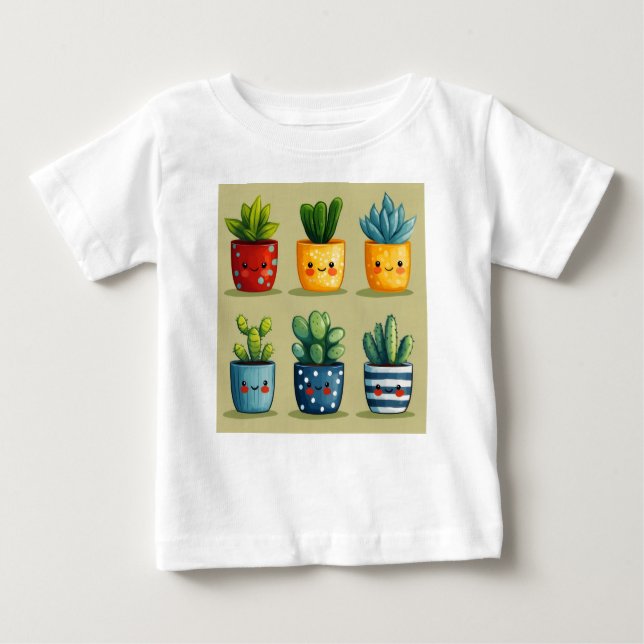 Camiseta Para Bebê Cute Kids T-Shirt – Fun & Playful Design (Frente)