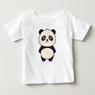 Camiseta Para Bebê Cute Panda Kids T-Shirt – Adorable Animal Design