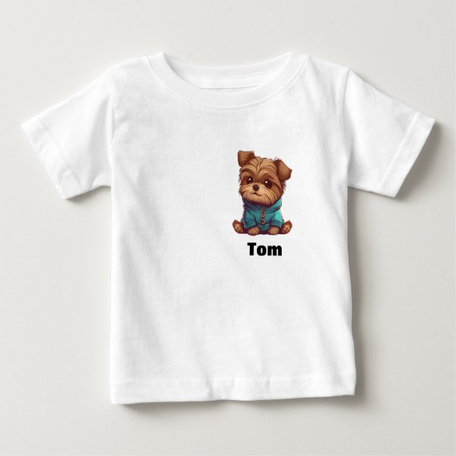 Camiseta Para Bebê Cute Puppy t-shirts for kids (Frente)