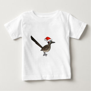 Camiseta Para Bebê Cute Roadrunner Papai Noel