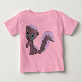 Camiseta Para Bebê Cute_skunk