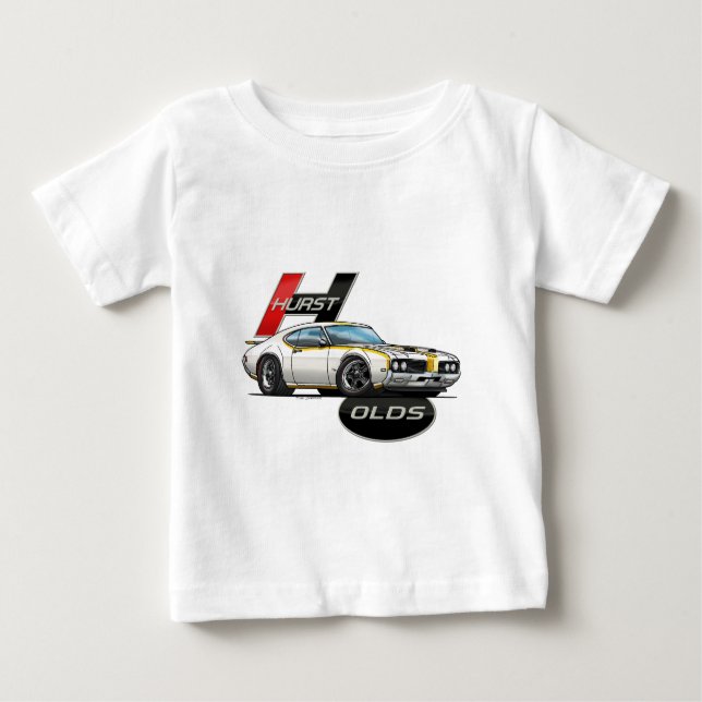 Camiseta Para Bebê Cutelo 1969 dos velhos de Hurst (Frente)