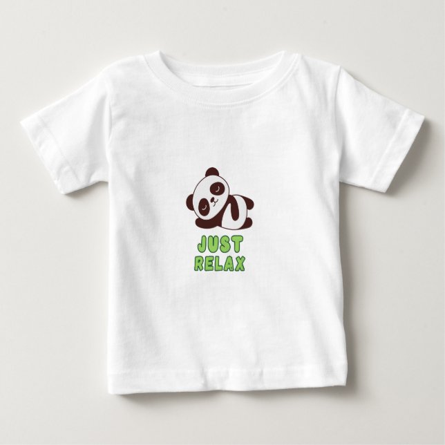 Camiseta Para Bebê cutest panda t shirt (Frente)
