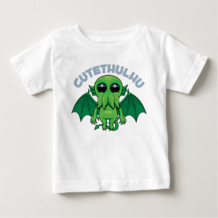 Camiseta Para Bebê Cutethulhu