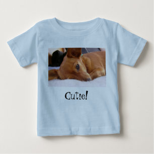 Camiseta Para Bebê Cutie!