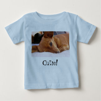 Camiseta Para Bebê Cutie!