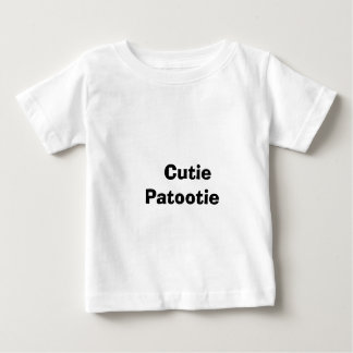 Camiseta Para Bebê Cutie Patootie