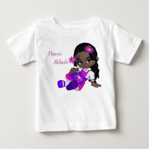 Camiseta Para Bebê Cutie-Pie Colorido