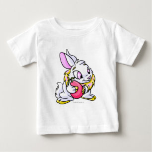 Camiseta Para Bebê Cybunny amarelo que abraça Negg
