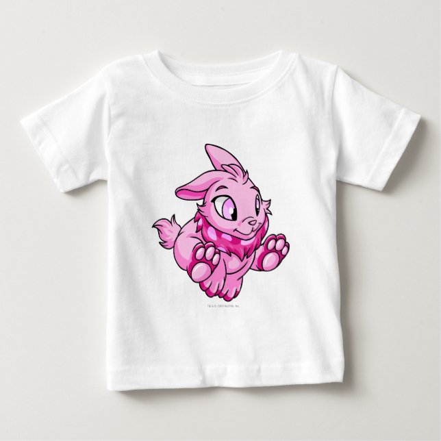 Camiseta Para Bebê Cybunny Pink (Frente)