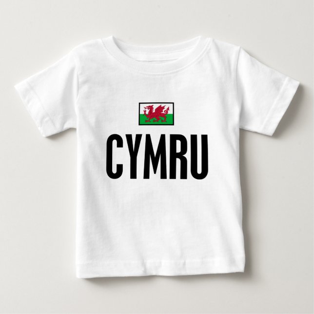Camiseta Para Bebê Cymru (Frente)