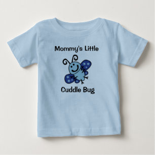 Camiseta Para Bebê Da "inseto do afago mamã t-shirt de pouco"