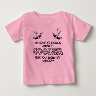 Camiseta Para Bebê Da "Os tatuagens minha mamã "