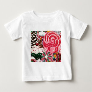 Camiseta Para Bebê Da "Peppermint Mundo Senhora Elizabeth "