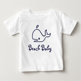 Camiseta Para Bebê Da "t-shirt do bebê praia"