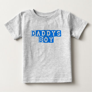 Camiseta Para Bebê Daddys Boy