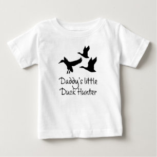 Camiseta Para Bebê Daddys Little Duck Hunter Baby Bodycase