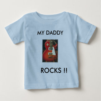 Camiseta Para Bebê Daddys Little Man T-shirt