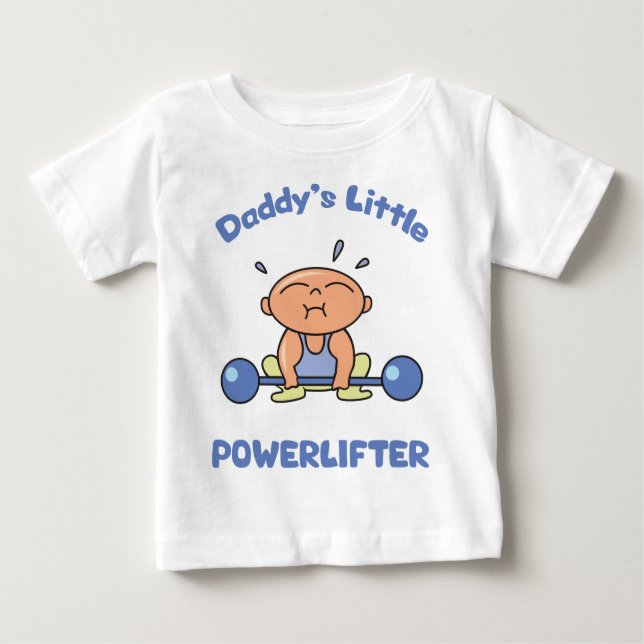 Camiseta Para Bebê Daddys Pequenos Geleiros Crianças Desportivas (Frente)