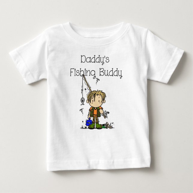 Camiseta Para Bebê DADFISHINGBUDDY.png (Frente)