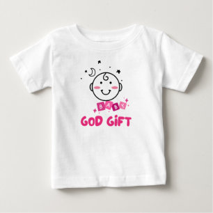 Camiseta Para Bebê Dádiva Preciosa de Deus