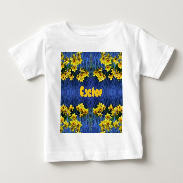 Camiseta Para Bebê Daffodil Primavera Fantasy (Frente)