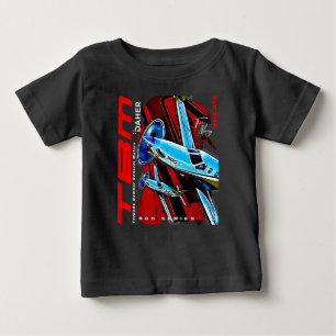 Camiseta Para Bebê Daher Socata TBM 900 Series GA Aviation