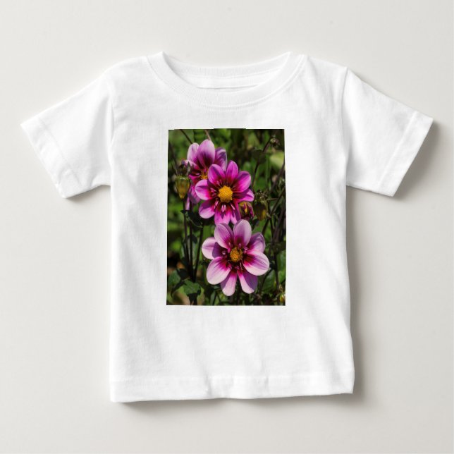 Camiseta Para Bebê Dahlia Trio (Frente)