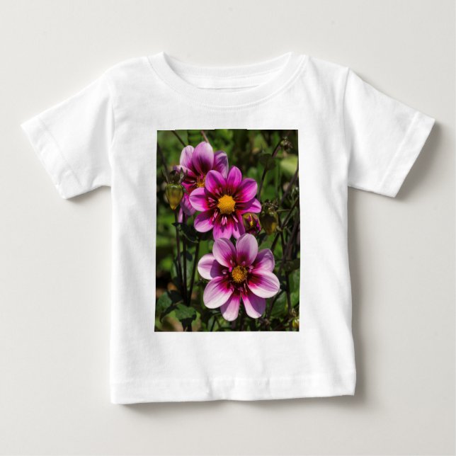 Camiseta Para Bebê Dahlia Trio (Frente)
