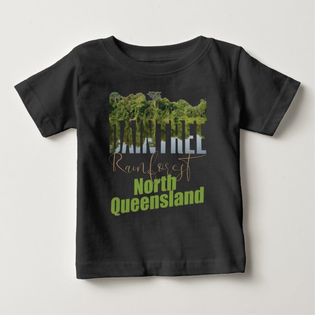 Camiseta Para Bebê Daintree RainForest (Frente)
