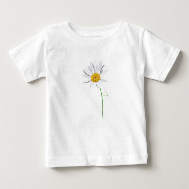 Camiseta Para Bebê Daisy Girl (Frente)