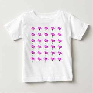 Camiseta Para Bebê Daisy Rosa