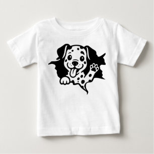 Camiseta Para Bebê Dálmata, Cachorro, Desenho animado