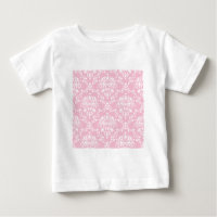Damasco Rosa e Branco
