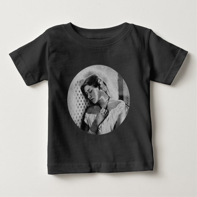 Camiseta Para Bebê Dame Ellen Terry ~ 1864 Atriz Shakespeariana (Frente)