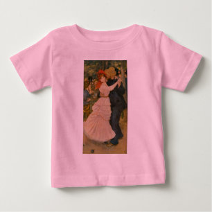 Camiseta Para Bebê Dança de Pierre-Auguste Renoir em Bougás (1883)