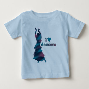 Camiseta Para Bebê Dançarina *Porcha*