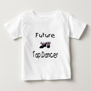 Camiseta Para Bebê Dançarino de torneira futuro
