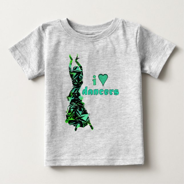 Camiseta Para Bebê Dançarino *Jinx* (Frente)